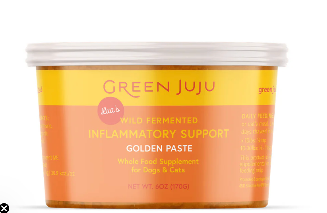 Green Juju | Lua's Golden Paste Fermented Vegetable Blend For Dogs and Cats (6oz)