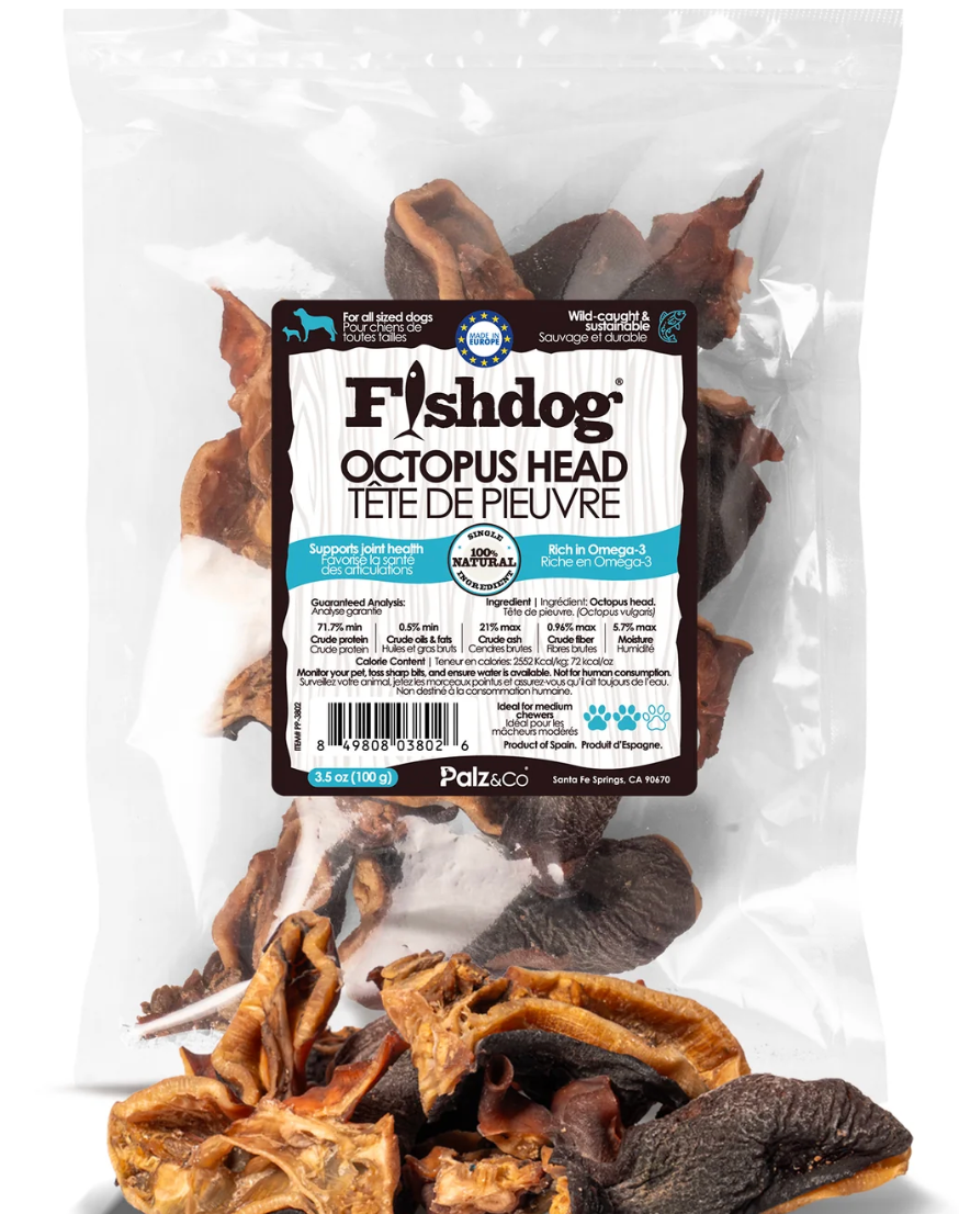 Palz & Co- Fishdog Octopus Head (3.5oz)