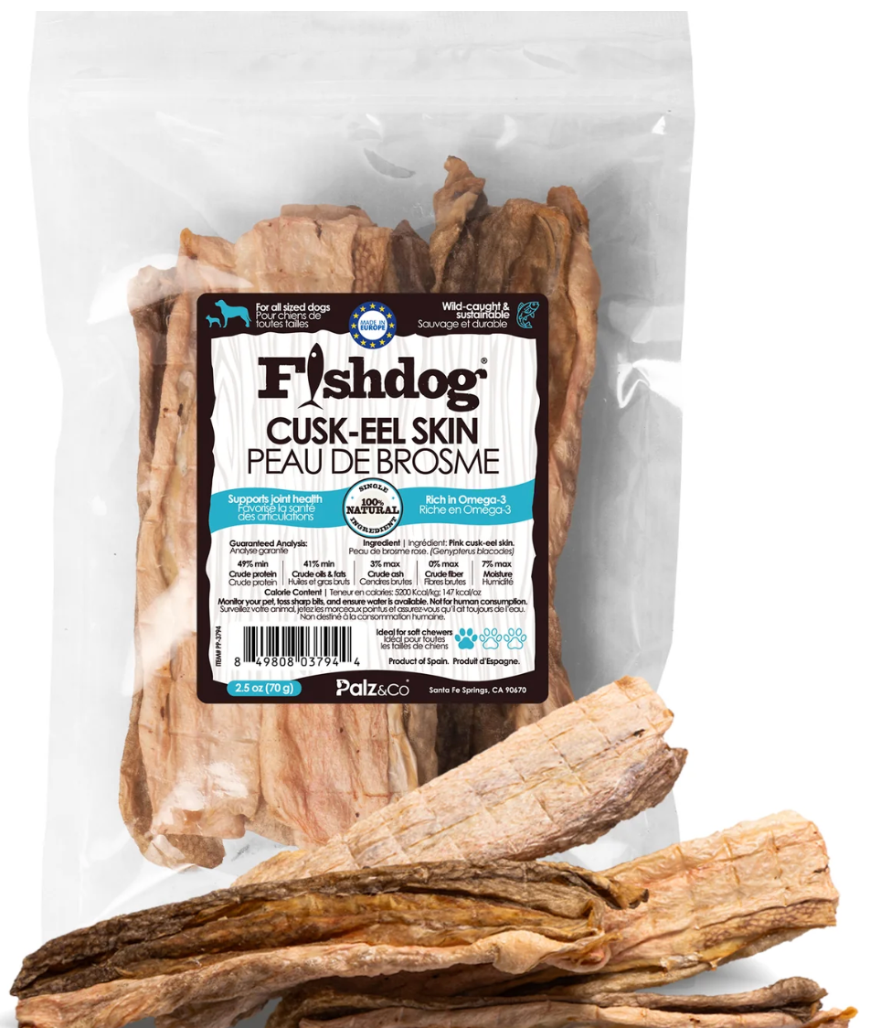 Palz & Co- Fishdog Cusk-Eel Skin (2.5oz)