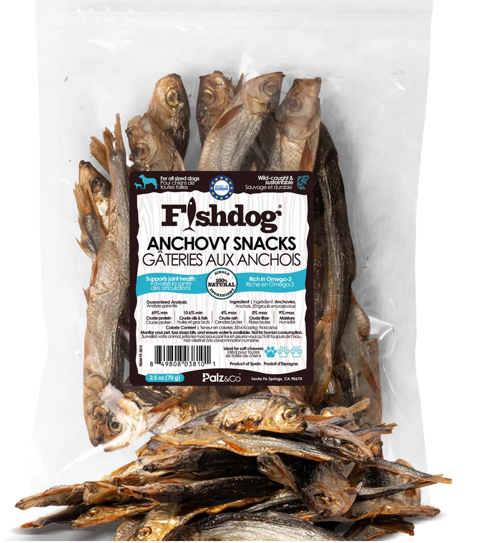 Palz & Co- Fishdog Anchovy Snacks (2.5oz)