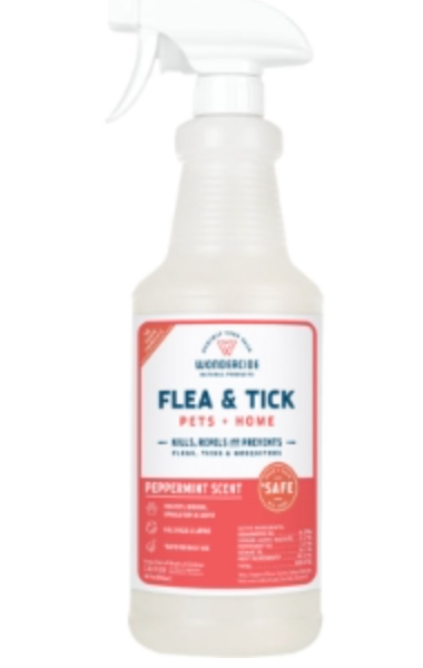 Wondercide- Peppermint Flea and Tick Spray (32oz)