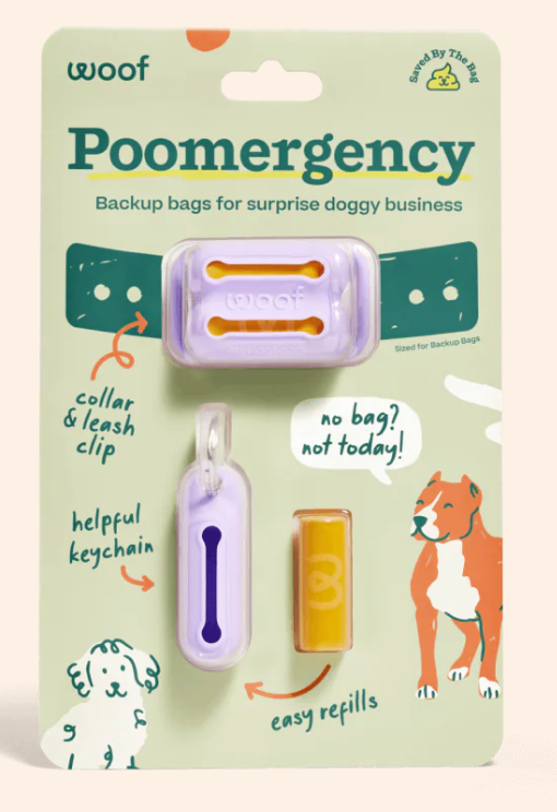 Woof- Poomergency Back Up Poop Bags
