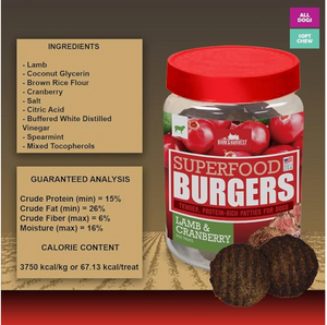 
            
                Load image into Gallery viewer, Bark &amp;amp; Harvest SuperFood Burgers 2.5 Inch Patties
            
        