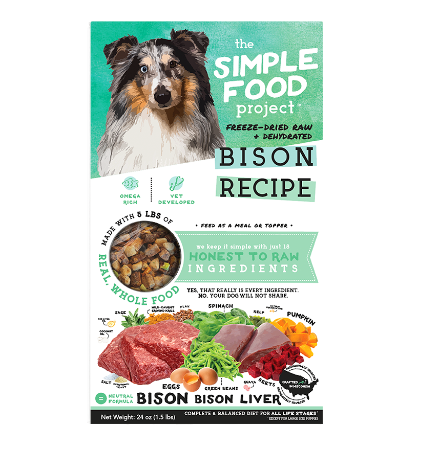 
                      
                        The Simple Food Project - Bison Recipe (for dogs)
                      
                    