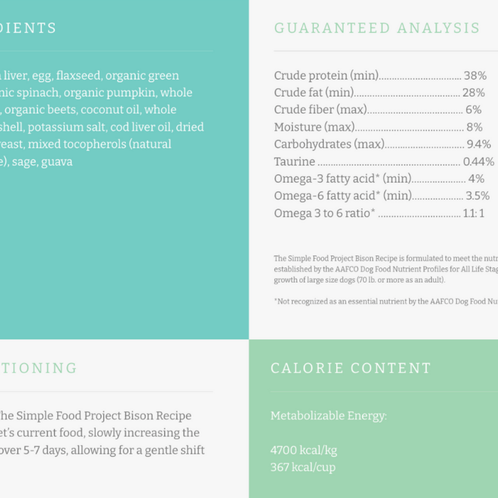 The Simple Food Project - Bison Recipe (for dogs)