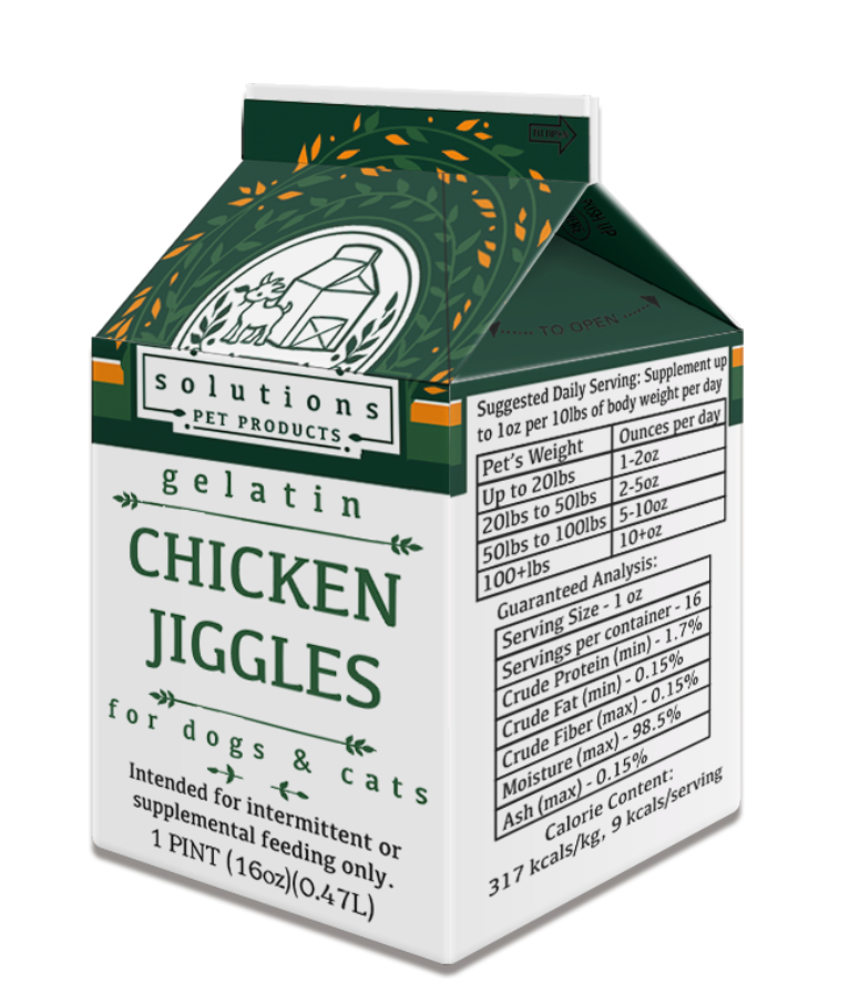 
                  
                    Solutions Pet Products Gelatin Jiggles (Bone Broth)
                  
                