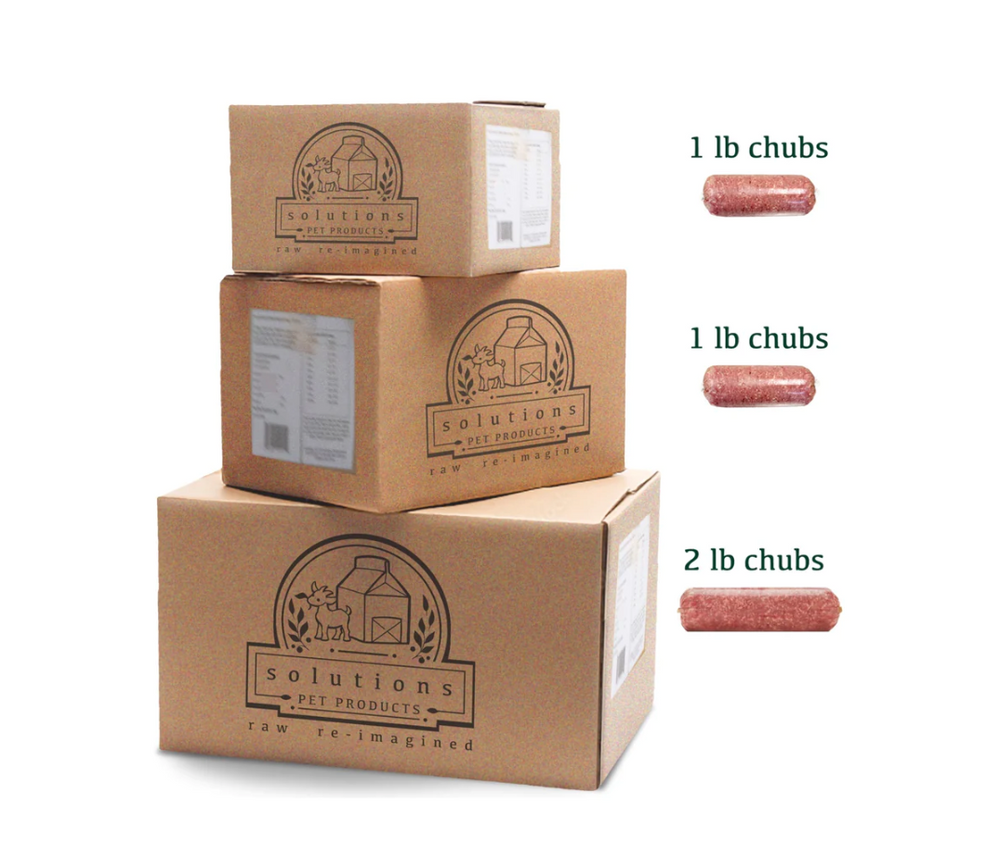 Solutions Pet Products | 12 pound Bulk Box Chubs
