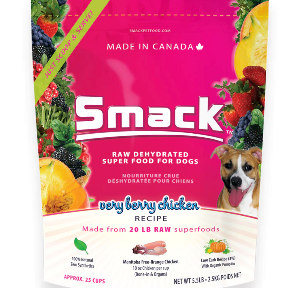 
                  
                    SMACK Raw Dehydrated Pet Food - Dogs
                  
                