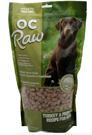 OC Raw Freeze-Dried Meaty Rox Turkey and Produce