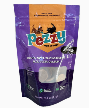 Pezzy Pet Treats - Silver Carp Chips (Single Ingredient)