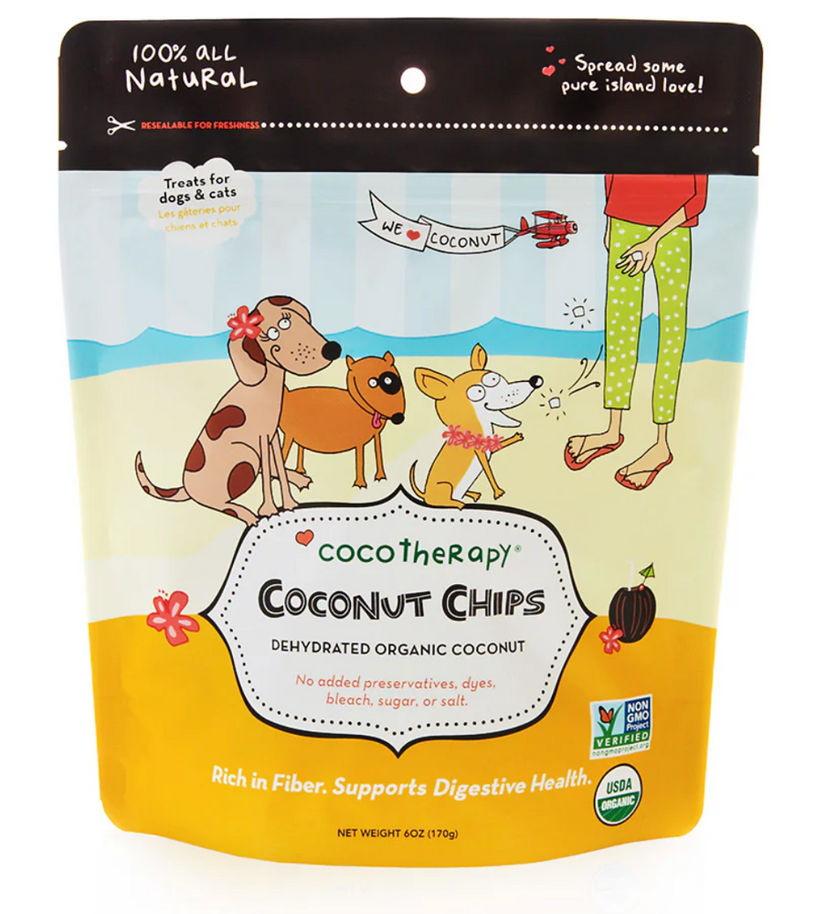 CocoTherapy Coconut Chips, 6 ounces