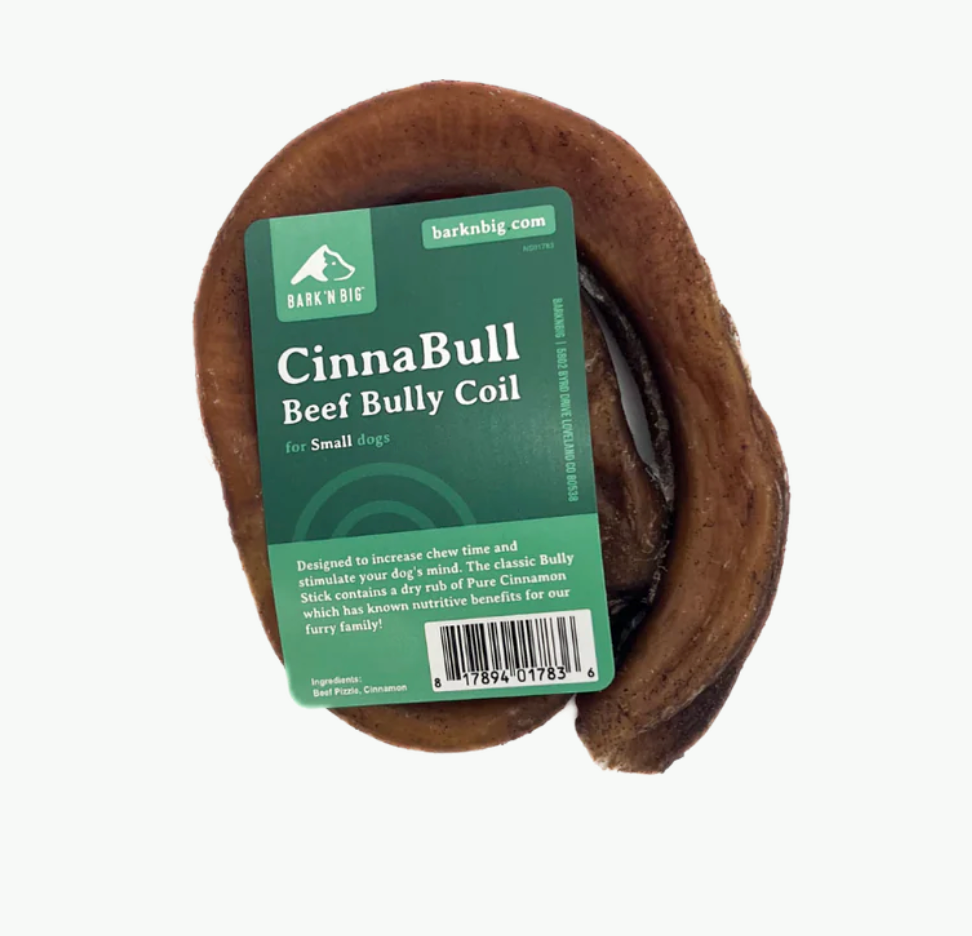 CinnaBull Beef Bully Coil - Small