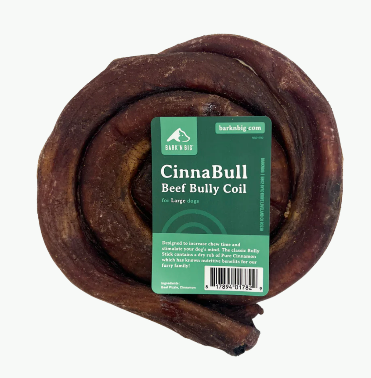 CinnaBull Beef Bully Coil - Large