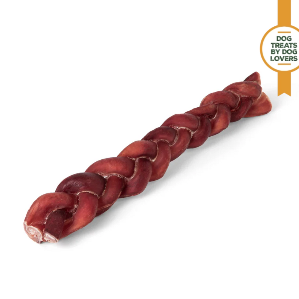 Mika & Sammy Braided Bully Stick 12"