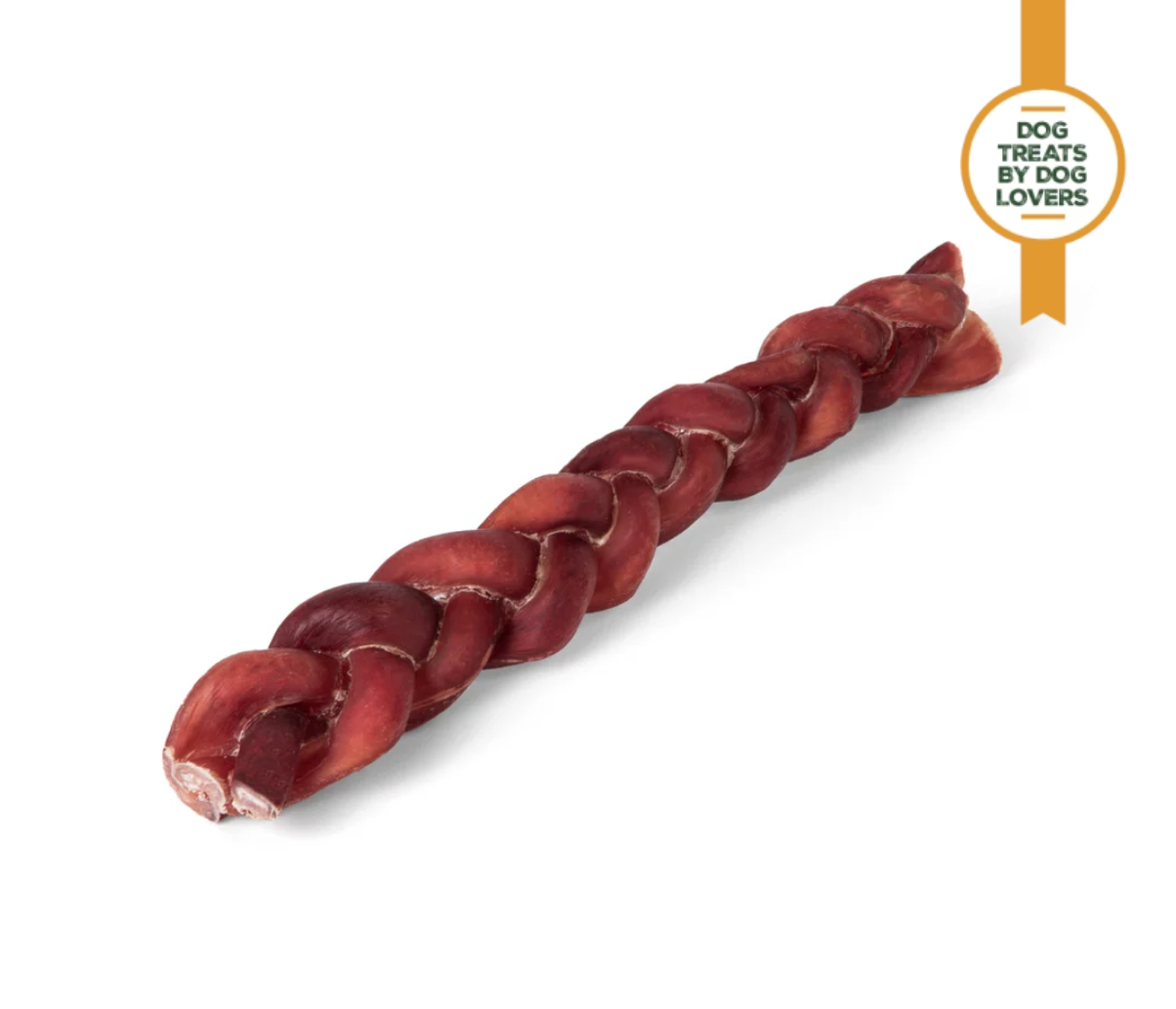 Mika & Sammy Braided Bully Stick 12"