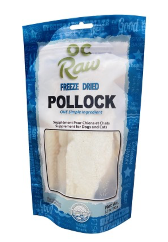 OC Raw Freeze-Dried Pollock | 4oz