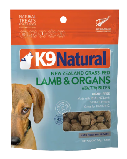 K9 Natural- New Zealand Grass-Fed Lamb & Organs Healthy Bites