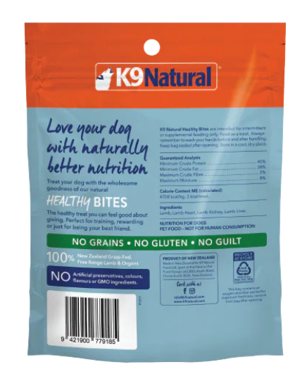 K9 Natural- New Zealand Grass-Fed Lamb & Organs Healthy Bites