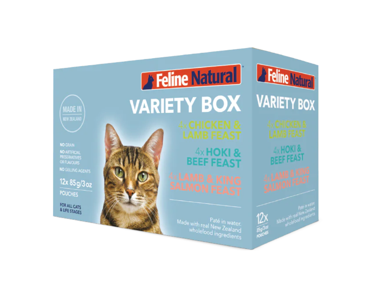 Feline Natural | Pouches (Chicken and Lamb, Hoki and Beef, Lamb and King Salmon) (3oz)