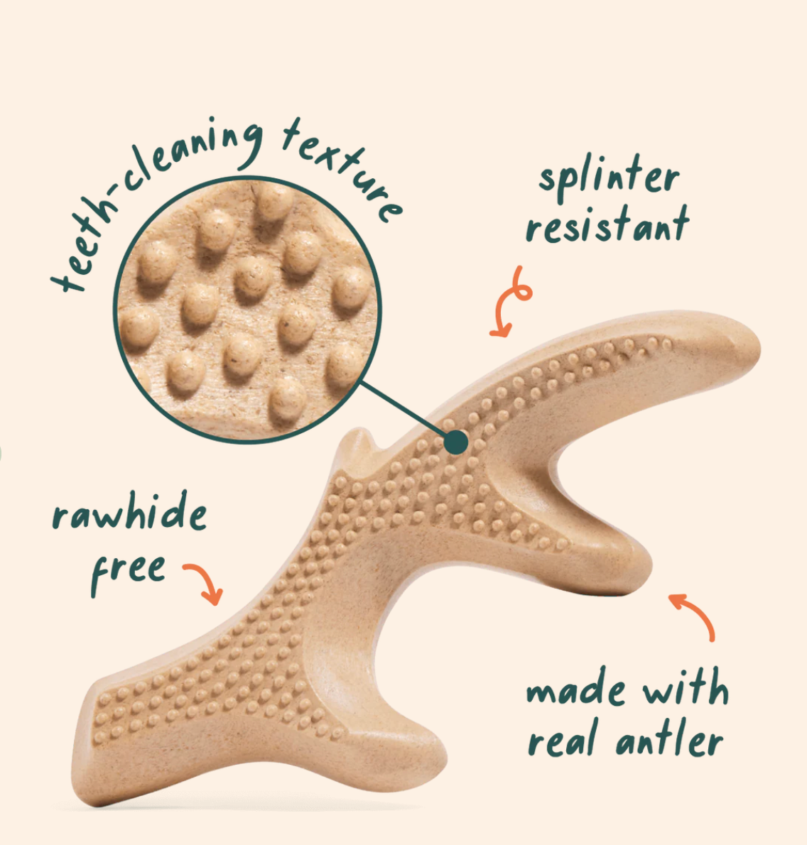 Woof- Honest Antler Chew