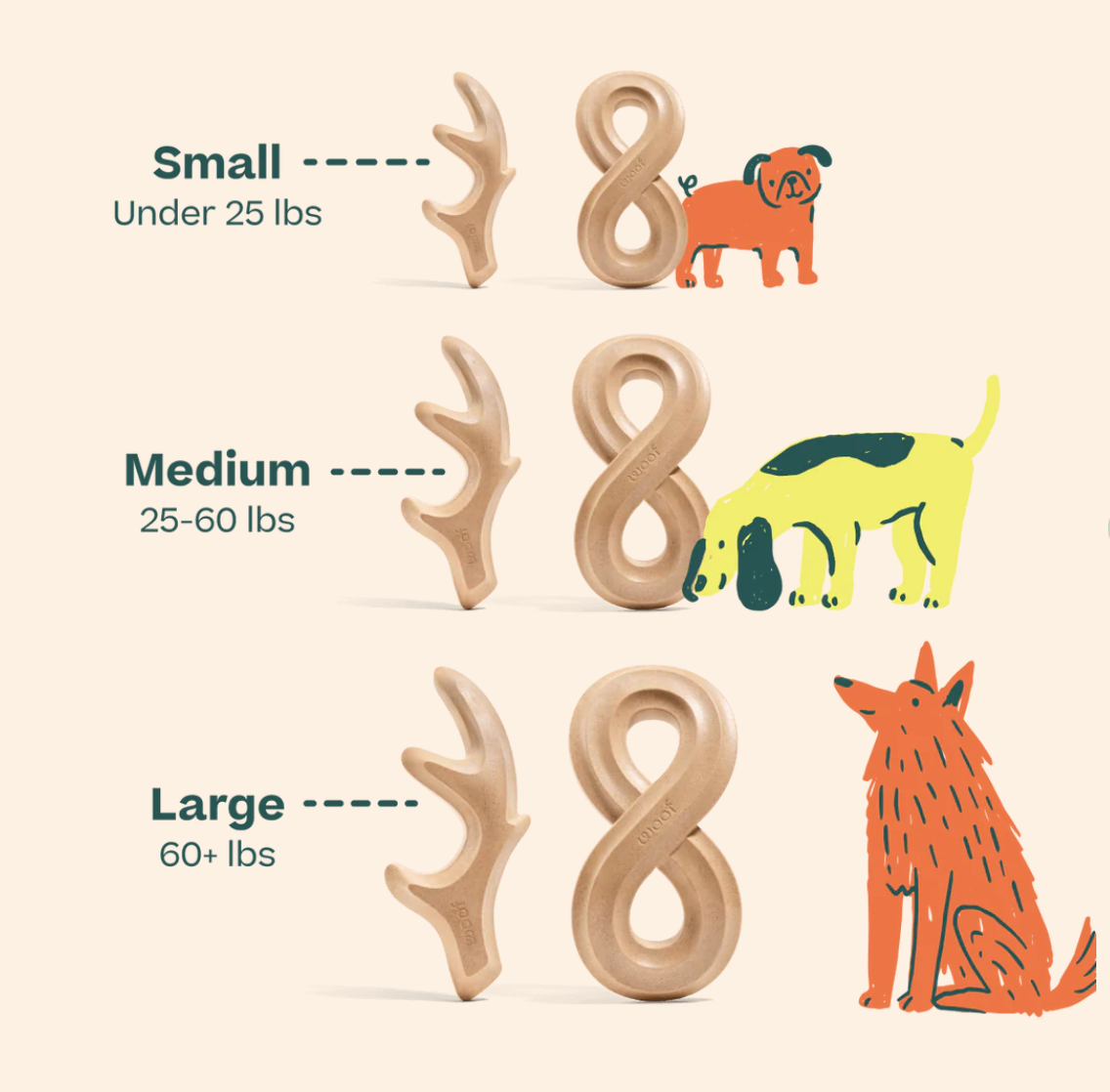 Woof- Honest Antler Chew