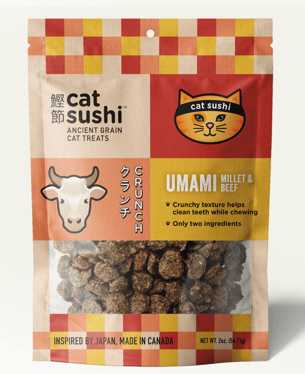 Earthly Pet | Cat Sushi | Umami Millet & Beef