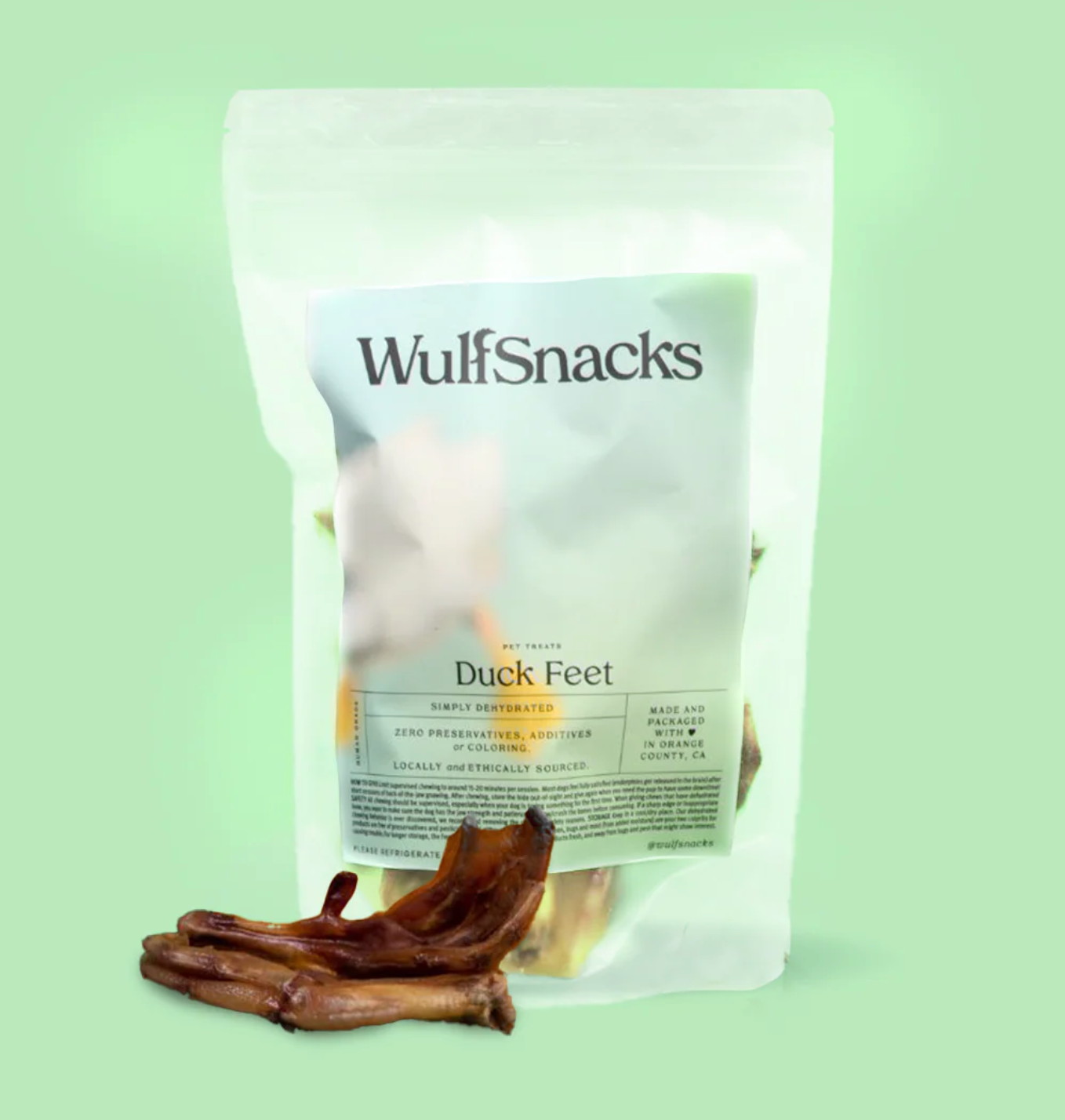 Wulf Snacks Duck Feet