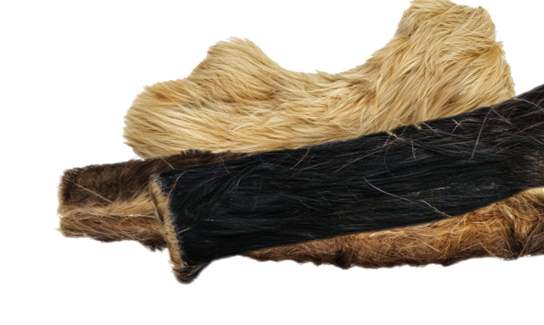 Old Field Pets | Beef Skin Strips with Hair