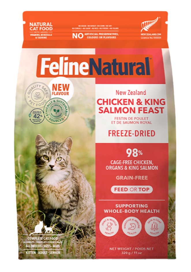 Feline Natural | Chicken and King Salmon Feast Cat (11oz)