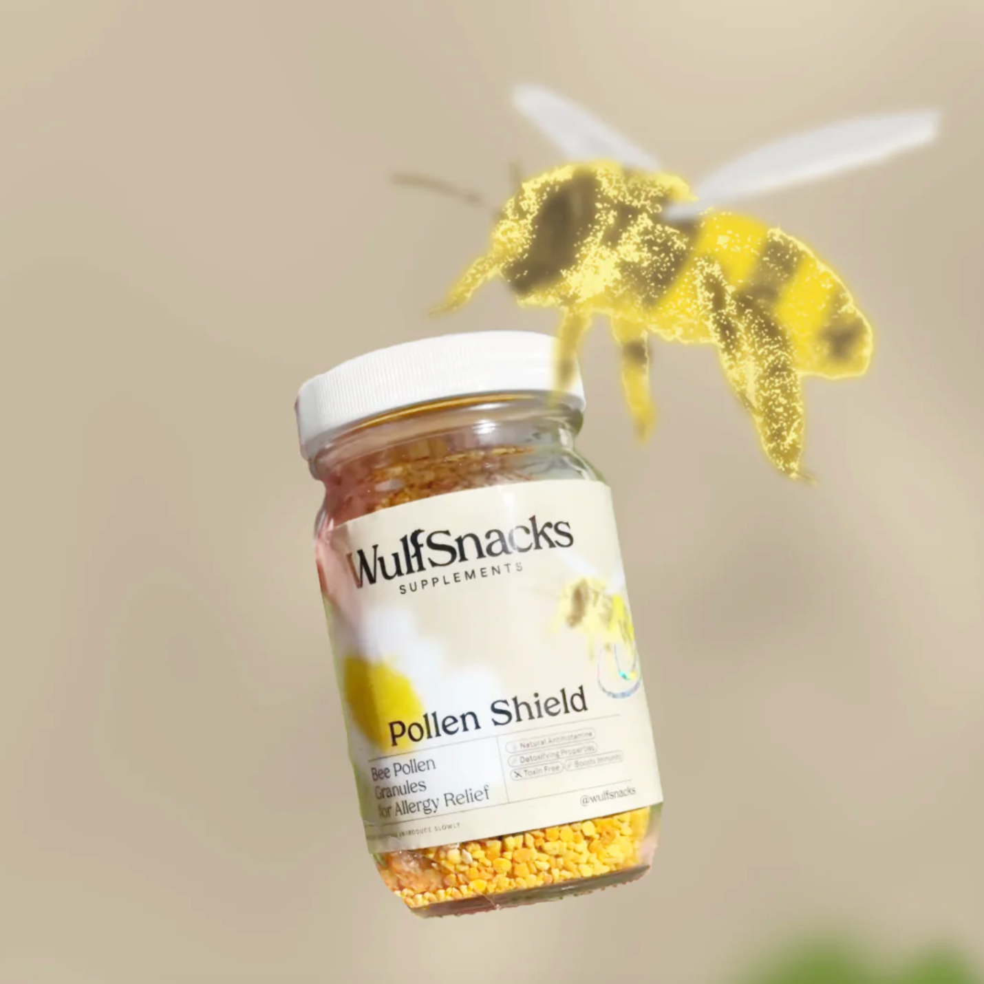 Wulf Snacks Bee Pollen Shield