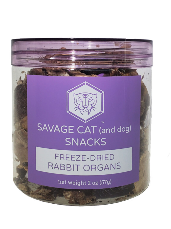 Savage Cat | Freeze-Dried Rabbit Organs