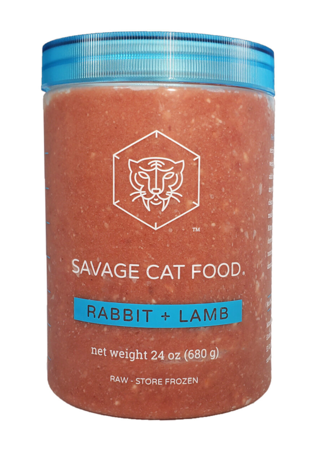 Savage Cat | Rabbit and Lamb Cat Food ( 12oz, 24oz)