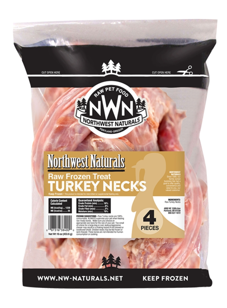 Northwest Naturals | Frozen Turkey Necks (4 count)