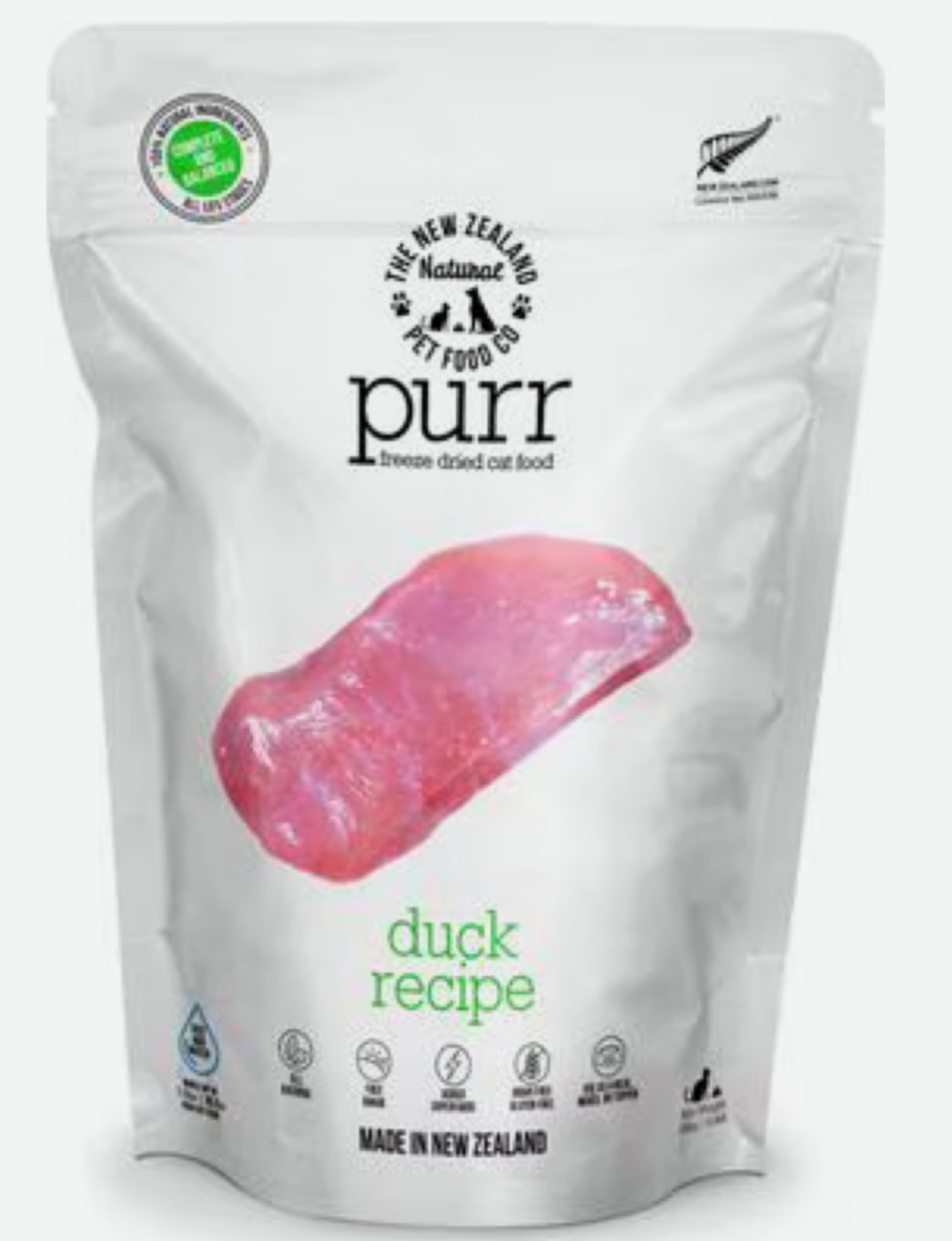 The New Zealand Pet Food CO - Duck Recipe Freeze Dried Cat Food 9.9oz