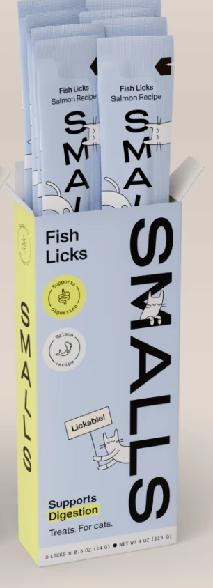 Smalls | Fish Licks For Cats (4oz, 8 Pack)