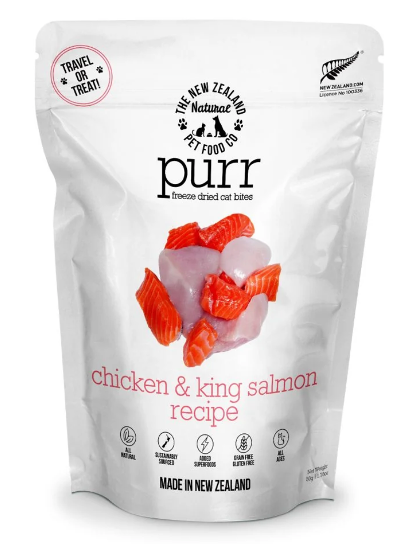 The New Zealand Pet Food CO - Chicken & Salmon Recipe Freeze Dried Cat Bites 1.76oz