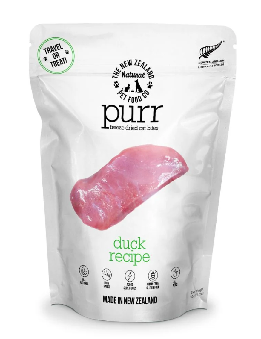The New Zealand Pet Food CO - Duck Recipe Freeze Dried Cat Bites 1.76oz
