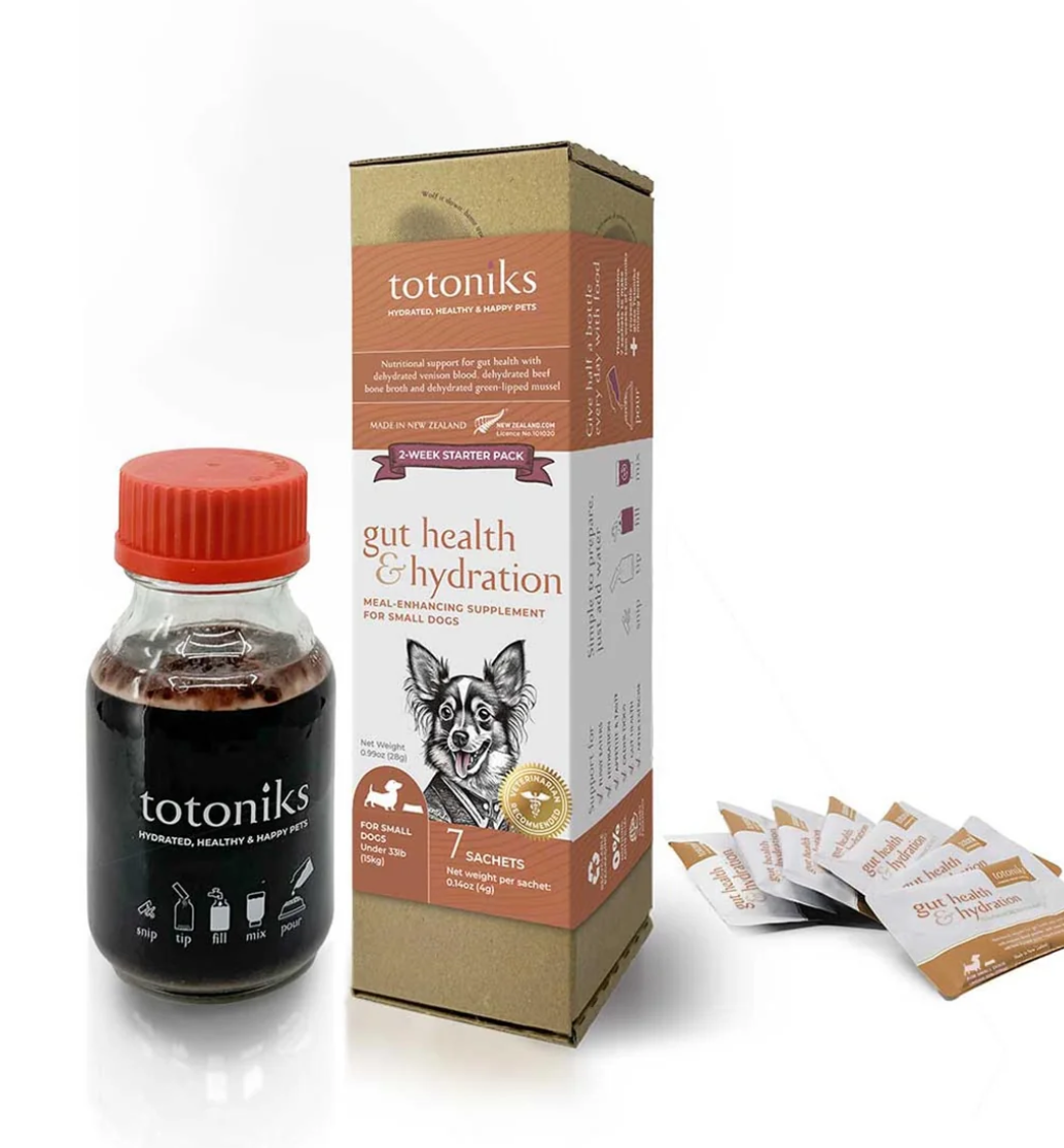 Totoniks | Gut Health & Hydration For Dogs (Under 33lbs)