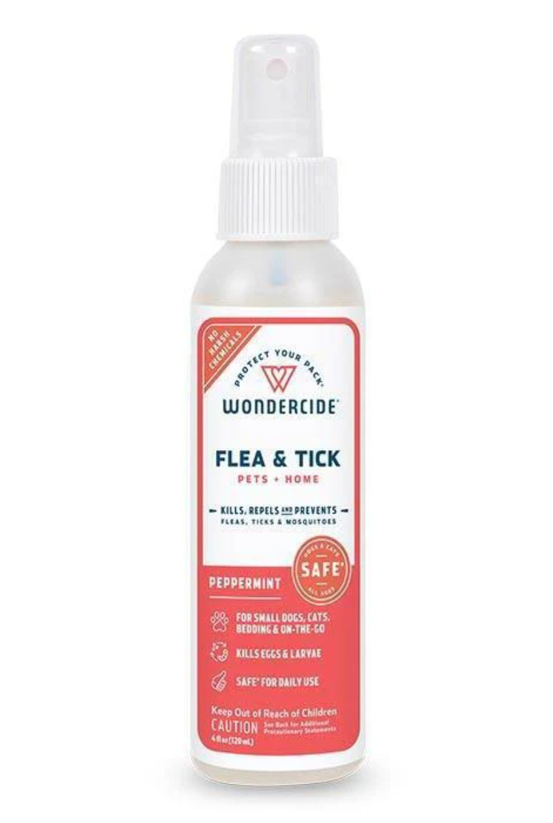 Flea & Tick Spray for Pets + Home with Peppermint Essential Oil