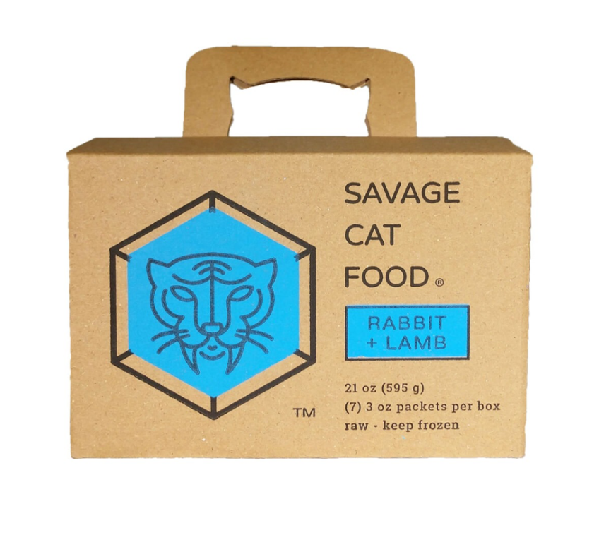Savage Cat | Rabbit and Lamb Cat Food ( 12oz, 24oz)