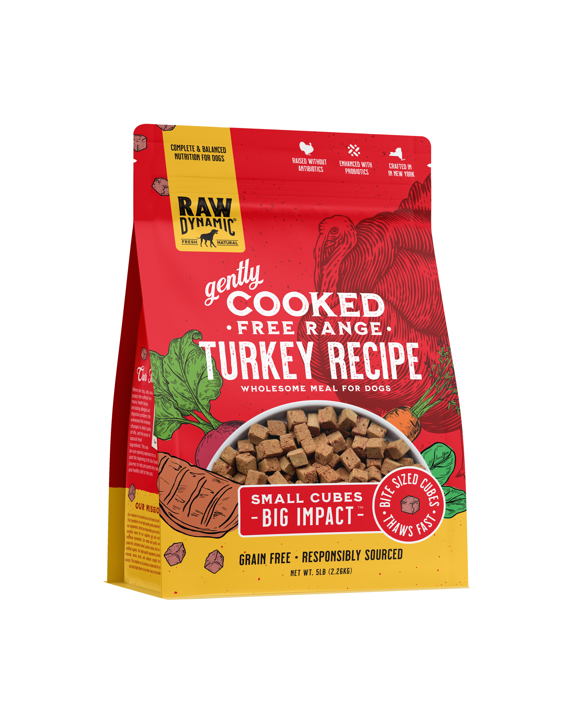 Raw Dynamic | Turkey Gently Cooked (2.5lb)