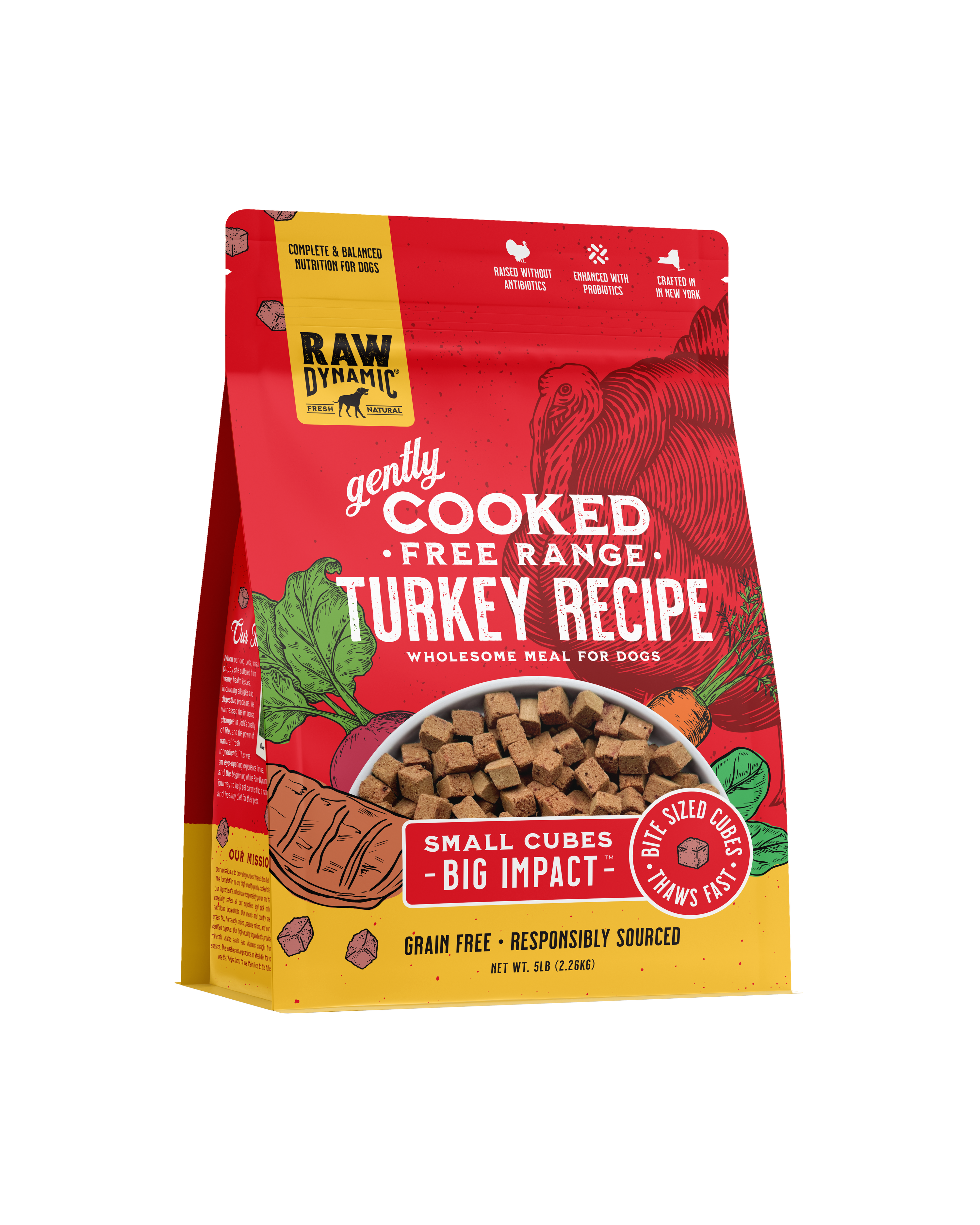 Raw Dynamic | Turkey Gently Cooked (2.5lb)