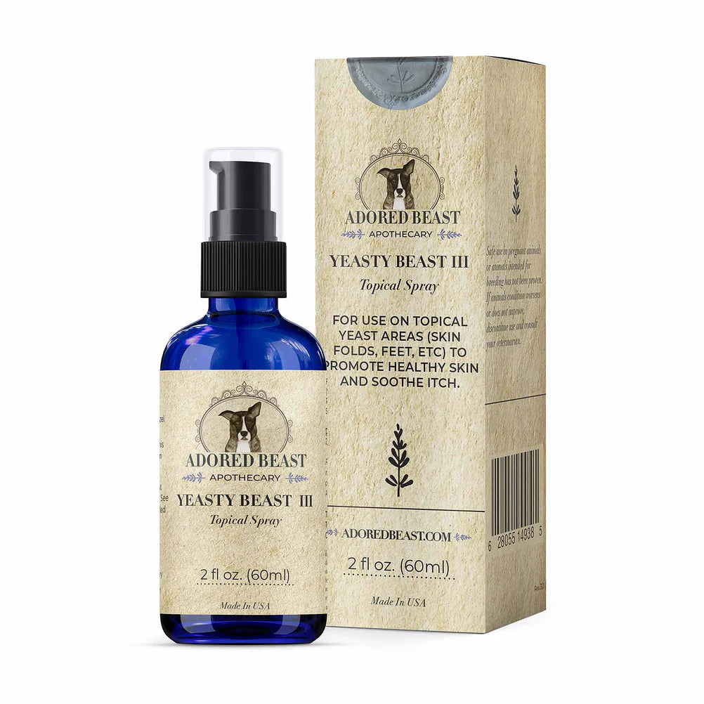 Yeasty Beast Topical Yeast Spray for Dogs by Adored Beast Apothecary