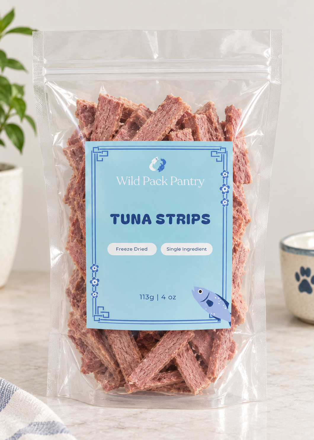 Wild Pack Pantry | Freeze Dried Tuna Strips