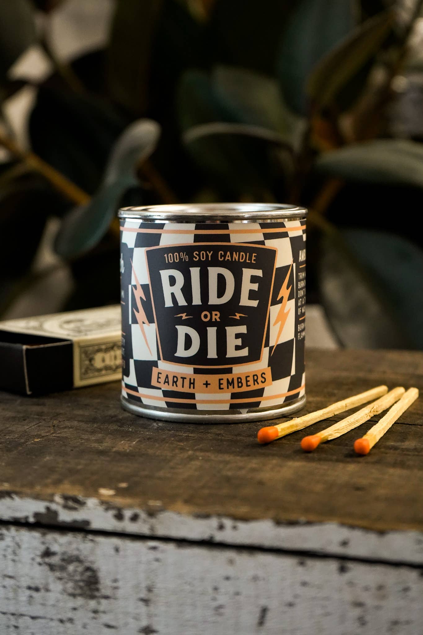 Ambush Candle Co. - Ride Or Die | Earth & Embers 8oz Soy Candle