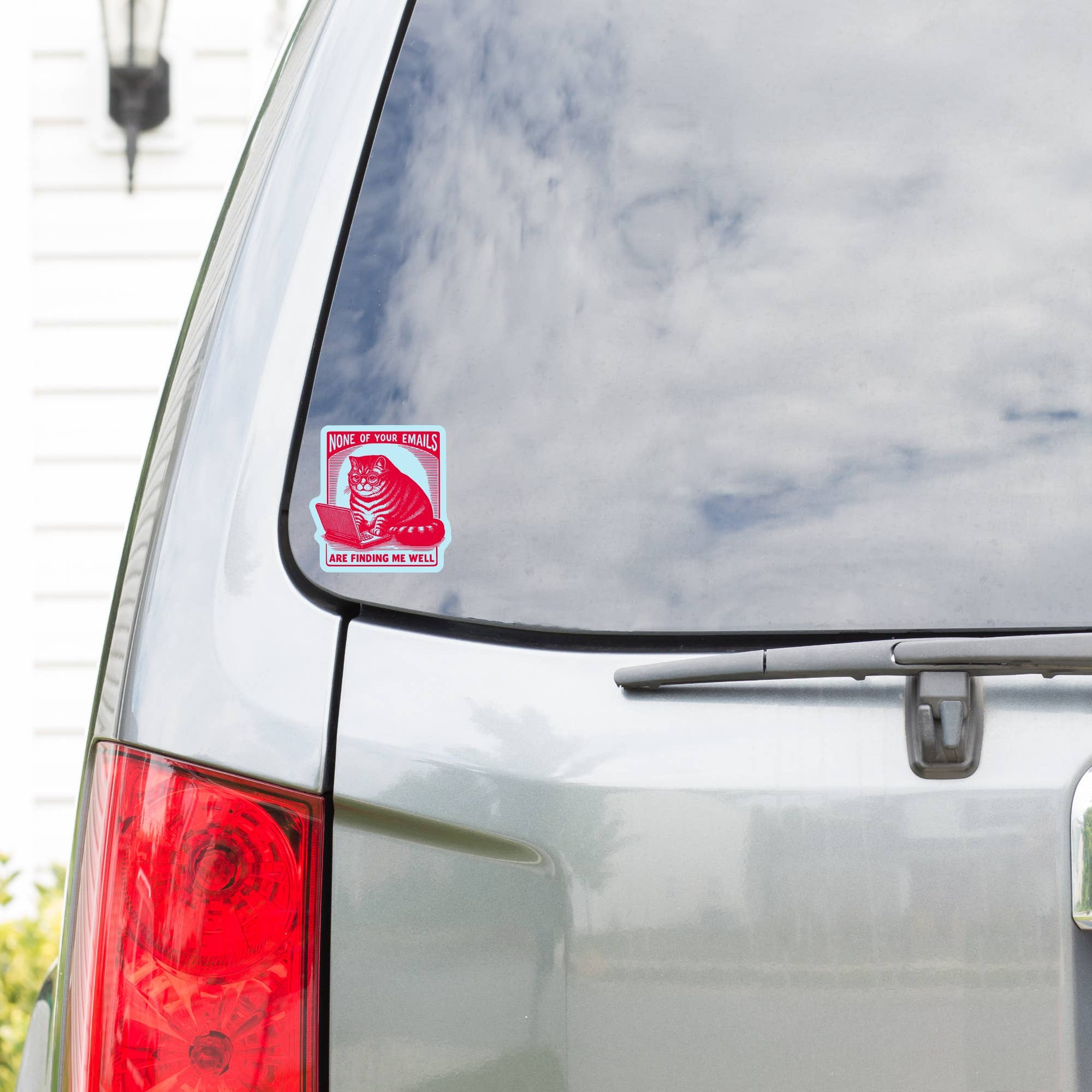 Juju and Moxie - Work Kitty Cat Sarcastic Cute High Quality Vinyl Sticker