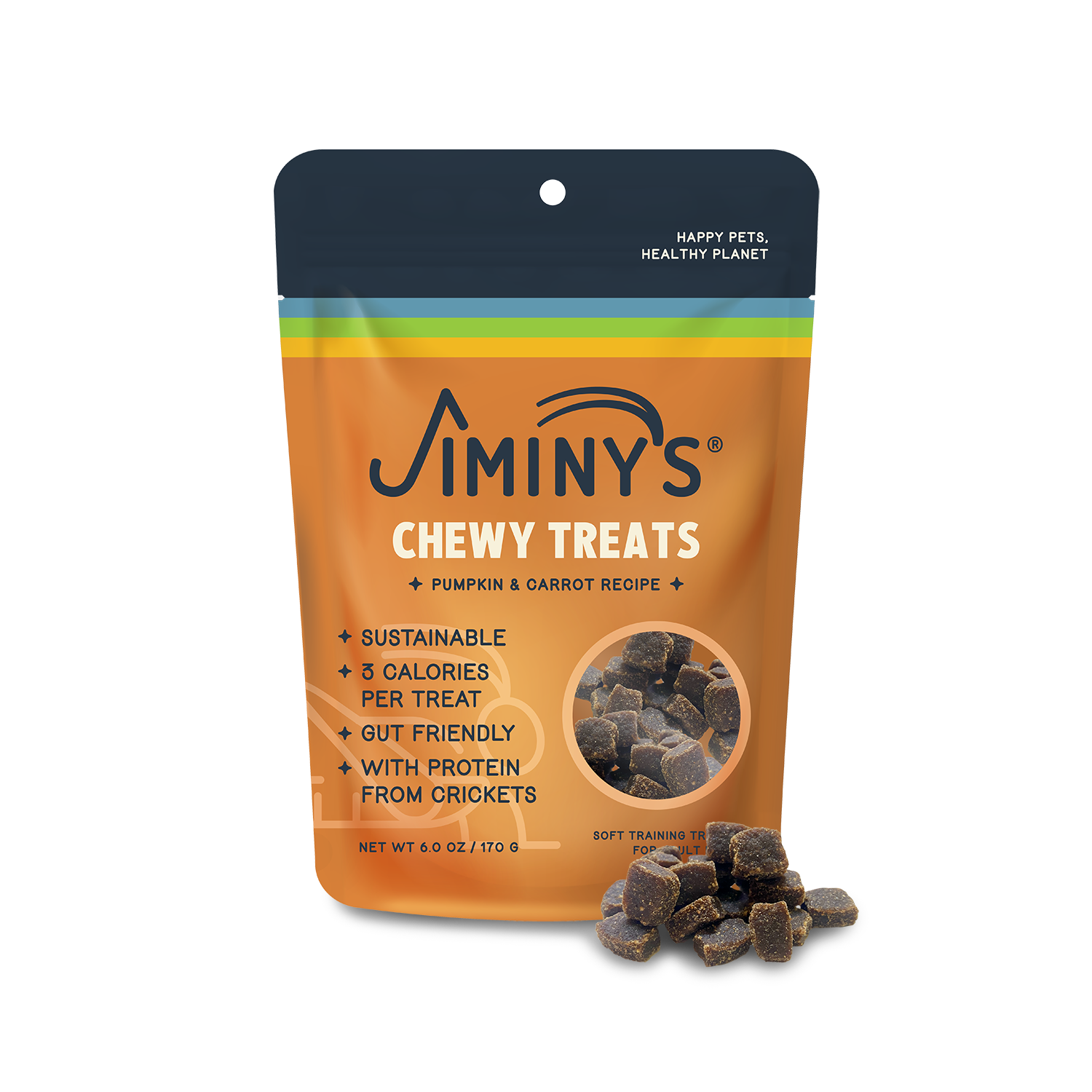 Jiminy's - Pumpkin and Carrot Soft and Chewy Training Treats