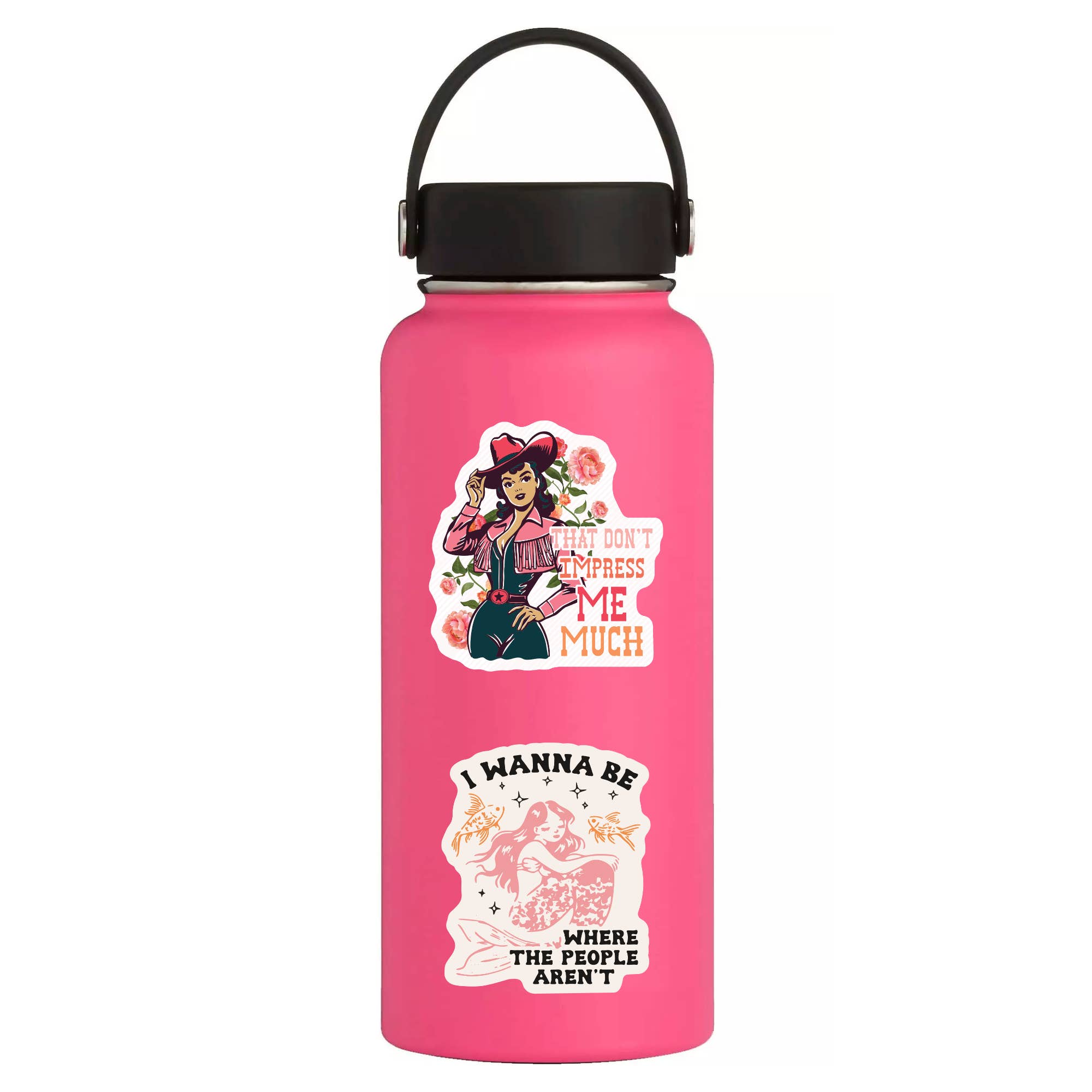 Juju and Moxie - Floral Cowgirl Impress Me High Quality Vinyl Sticker
