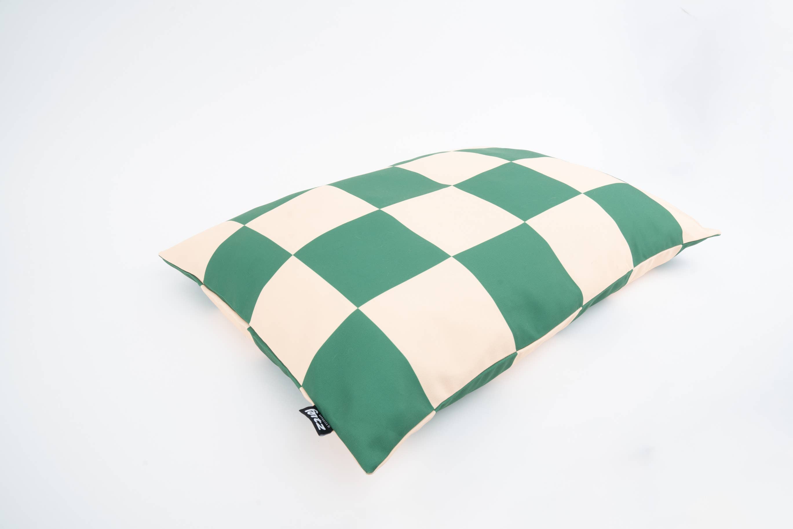 Approved by Fritz - USA - The Fritz Dog Bed | Recycled | Machine Washable: Checkered / Standard