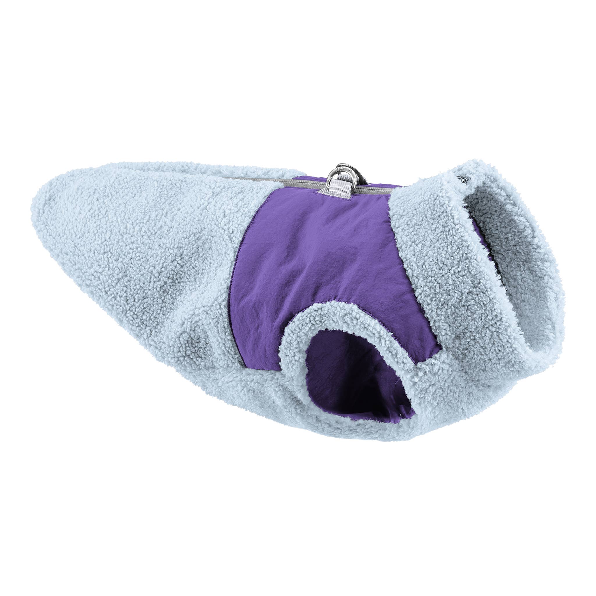 Gooby - #72233 Zip Up Sherpa Vest: Purple / Small